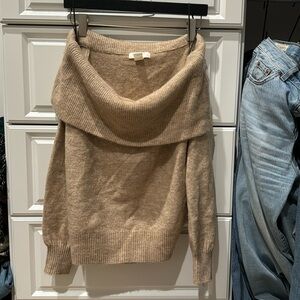 H&M off the shoulder sweater